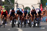 European Championships Munich 2022 - 2022 UEC Road Elite European Championships - Men's Road Race - 14/08/2022 - Fabio Jakobsen (NED) - Arnaud Demare (FRA) - Tim Merlier (BEL) - photo Luca Bettini/UEC/SprintCyclingAgency?2022